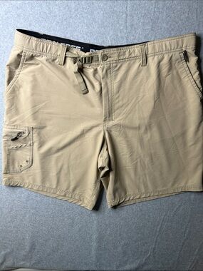 Realtree Men's Khaki‎ Cargo Performance Shorts